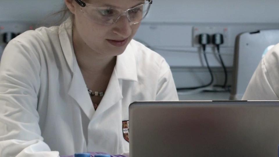 Researcher in a lab